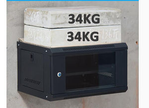 Caja de interruptor de computadora portátil Centro DE DATOS Pequeño <span class=keywords><strong>2u</strong></span> 4u 6u 9u 12u 15u 19 pulgadas Ddf Montaje en pared vertical Servidor <span class=keywords><strong>Rack</strong></span> Gabinetes de red - Product Image 5