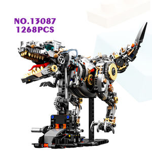 MJI 13087 Dragon mécanique créatif Tyrannosaurus, modèle à assembler, jouet éducatif pour enfants, puzzle, blocs de construction en plastique - Product Image 1