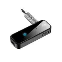 Adaptor Gigi Biru 5.0 Audio Nirkabel AUX Bluetooth, Pemancar Penerima Komputer Adaptor untuk Earphone TV Mobil
