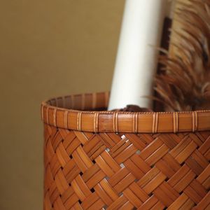Lacquerware, calligraphy and painting storage, flower <b>baskets</b>, trash cans, home furnishings, <b>bamboo</b> <b>baskets</b>, wicker <b>baskets</b>, - Product Image 3