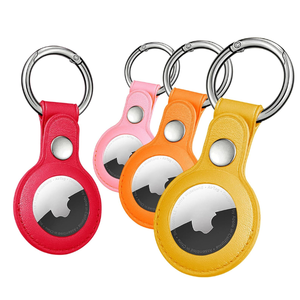 Cartera para Llaves de Alta Calidad con Funda Protectora para Llavero, Localizador Antipérdida, Funda Protectora de Cuero PU para <span class=keywords><strong>Apple</strong></span> <span class=keywords><strong>AirTag</strong></span> - Product Image 1