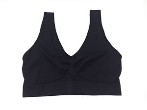 Logo personalizzato palestra donna corsa sport <span class=keywords><strong>reggiseno</strong></span> <span class=keywords><strong>TV</strong></span> Sexy imbottito canotta da ginnastica biancheria intima traspirante per Fitness Yoga Push - Product Image 2