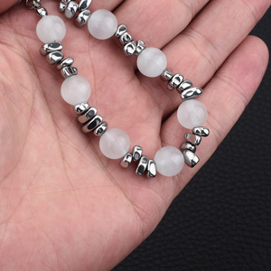 2026 New Simple Popular Design Handmade <b>Beaded</b> <b>Bracelet</b> Titanium Steel Light Luxury Unisex's <b>Bracelets</b> Fashion Jewelry - Product Image 2