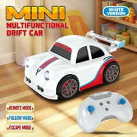 Mini voiture télécommandée à commande par capteur, induction gestuelle, lumières et musique, voiture RC 360 °   Cadeau d'anniversaire pour garçon, drift stunt