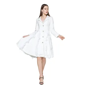2021Hot बिक्री के लिए नई डिजाइन महिलाओं औपचारिक कोट स्लिम लंबे बाजू Pleated ठोस रंग बहुमुखी छोटे रंगीन जाकेट