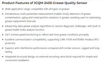 Sensor de Calidad de Grasa JCQM-2400 para Monitoreo en Tiempo Real de la Concentración de Partículas de Desgaste y Temperatura de la Grasa
