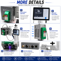 Nouvelle machine de marquage laser UV 5W à refroidissement par eau, type portique, avec écran tactile, mise au point automatique, haute vitesse, prend en charge DXF/AI, industrielle
