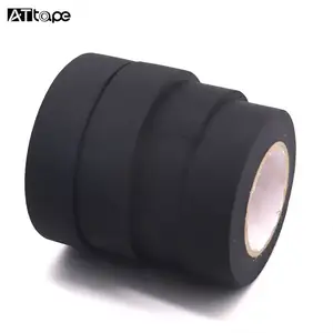 Automotive Black Adhesive Black Wire Cloth Coated Fiber Fleece Fabric Wire Harness Tape