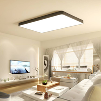 Plafonnier LED simple et moderne pour la maison, rectangulaire pour le salon, rond pour la chambre, la cuisine, le balcon, éclairage