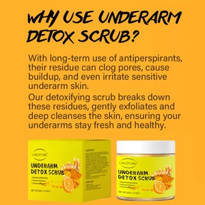 Gommage corporel au sucre de fruits et au curcuma pour éclaircir les aisselles, produit de blanchiment pour la vente au détail - Product Image 2