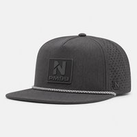 Gorra de golf de gran venta del fabricante, con cordón frontal color bronce, parche personalizado, equipamiento para ligas, programa de regalos para miembros, gorras deportivas