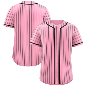 Jersey Baseball Kustom, Jersey Cetak Logo Kustom dengan Nama dan Nomor, Kaos Baseball Bergaris yang Dipersonalisasi untuk Pria, Wanita - Product Image 3