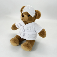 Ours en peluche marron personnalisé, jouet en peluche doux, animal en peluche mignon, poupée ours câline, cadeau pour enfants, fabricant OEM ODM