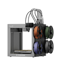 Nuova Stampante 3D Industriale Creator 5 con 4 Testine di Stampa, Cambio Colore Rapido (7 Secondi), Connettività USB, Stampa Multicolore