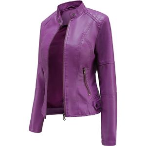 Chaquetas de Cuero Genuino para Mujer a Precio Económico, Nueva Colección de Moda, Chaqueta de Cuero Personalizada al por Mayor - Product Image 1