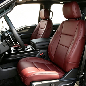 Accessoires intérieurs de voiture en cuir, housses imperméables pour sièges auto, vente en gros OEM pour Ford F150 - Product Image 3