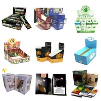 Emballage personnalisé pour cigares avec saveur naturelle de fruits, sac d'emballage et boîte de présentation en papier pour cigares