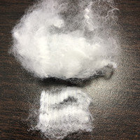 Relleno de Fibra Reciclada 100% Poliéster, Resistente a la Abrasión, para Juguetes de Peluche, Edredones y Almohadas, 4Dx51mm, Bajo Punto de Fusión, Esponjoso y con Rebote