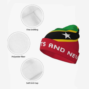 Cappello Lavorato a Maglia con Design Personalizzato della Bandiera Nazionale, Caldo e Morbido per l'Inverno, Comodo per lo Sci, Promozionale - Product Image 2