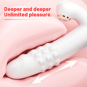 Vibrador Telescópico Rotativo com Bolas Peristálticas e Vibração, Recarregável via USB, à Prova d'Água IPX7 - Oferta Imperdível - Product Image 3