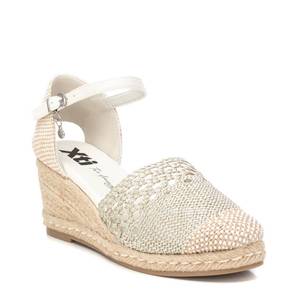 Xti Sandalias de cuña tipo alpargata para mujer, color beige, con correa en el tobillo, zapatos de verano - Product Image 3