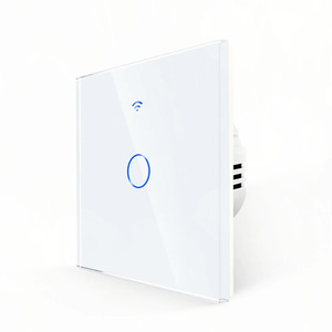 Interrupteur intelligent Wi-Fi compatible HomeKit, Alexa, Google, connexion directe via code QR, 110V max, interrupteur mural en verre, compatible UE/Royaume-Uni - Product Image 3