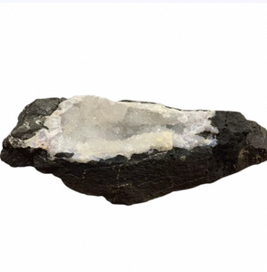 Cristal de cuarzo drusa blanco natural brillante, racimo de piedras en bruto con apariencia de diamante, textura única, ideal para colección de arte y exhibición. - Product Image 4