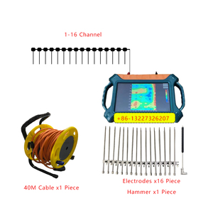 Detector de Agua Subterránea de 300M, 16 Canales, Pantalla Táctil 3D, Equipo de Prospección ADMT-300SX-16D - Product Image 4