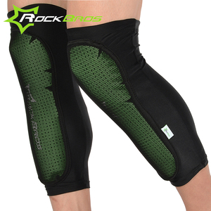 Ginocchiere Sportive ROCKBROS, Protezioni <span class=keywords><strong>per</strong></span> Ginocchia da Ciclismo, Ginocchiere <span class=keywords><strong>per</strong></span> Sport all'Aperto, Protezioni Anticollisione <span class=keywords><strong>per</strong></span> Polpacci MTB Mountain Bike, Nere - Product Image 2