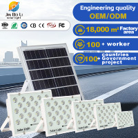 Nouveaux modèles de projecteurs solaires - Éclairage extérieur étanche IP67 pour jardin, projecteurs solaires LED 100W et 200W