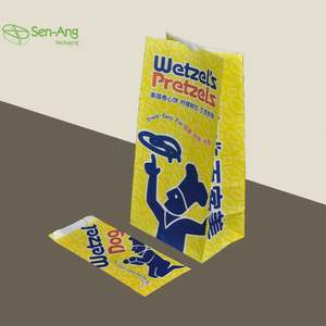 Sac en papier kraft brun Senang02 en stock, à utiliser à emporter, au lieu du plastique, 25 lb, sans poignée - Product Image 4