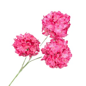 Flores Artificiales Pingping, Hortensia Miniatura de 3 Cabezas, Flor de Seda para Decoración de Bodas y Hogar - Product Image 1