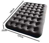 Matelas pneumatique double portable avec pompe électrique intégrée pour le camping, les voyages, la maison, la chambre ou l'extérieur