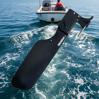 Pièces de rechange pour kayak de pêche Yak : Rame en nylon à commande au pied pour la direction, la dérive, le surf sur les lacs et les rivières, direction réactive