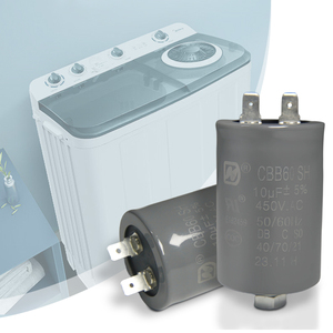 Condensateurs de démarrage CA <span class=keywords><strong>CBB60</strong></span> 10UF 450V S0 40 75 21 50/60Hz, multifonctionnels, utilisés comme condensateurs de fonctionnement - Product Image 1