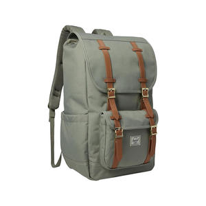 Sac à dos unisexe Herschel Little America Couleur : Gris/Marron |   100% authentique - Product Image 1