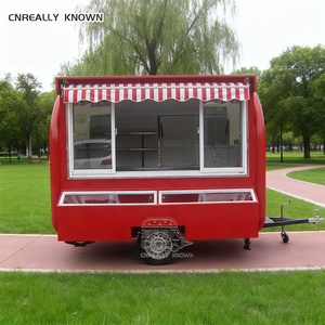 OEM Vending Truck Noodle Sushi Concession Coffee Bar Cart With Kitchen Bbq Trailer Mobile Food Car For Sale - Product Image 3