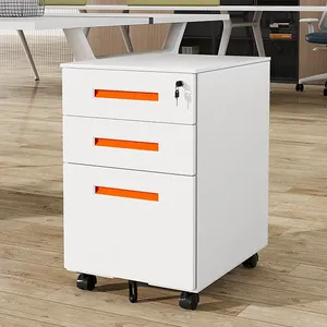 Commerical Furniture Vertical Metal Storage File Cabinets 2 3 4 Drawer Mobile Steel Filing Cabinets With Lock For Office