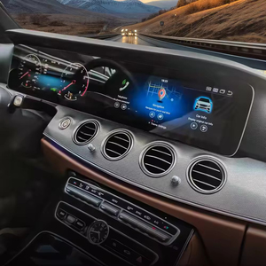 <span class=keywords><strong>Radio</strong></span> de coche Carplay de pantalla Dual de 12,3 pulgadas para Mercedes Benz Clase E W213 2017-2019 unidad principal de navegación GPS para coche reproductor Multimedia - Product Image 1