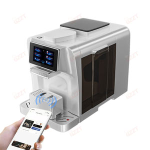 Machine à expresso automatique professionnelle Wifi 3 en 1, pour la maison, le restaurant, le commerce, cafetière expresso <span class=keywords><strong>avec</strong></span> petit réfrigérateur <span class=keywords><strong>et</strong></span> moulin à café - Product Image 5