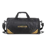 SG8002 New Design Wholesale Oxford Waterproof Custom Outdoor Fitness Sport Gym Tote Bag with Mesh Net