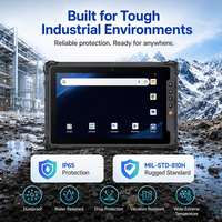 Tableta Android Resistente de 10 Pulgadas, IP65 Impermeable, Android 14 Industrial, 10000mAh, 8GB, 128GB, 5G, WiFi, NFC, Lector de Códigos de Barras, OEM Personalizado