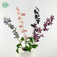 Fleurs artificielles en soie, orchidée Vanda, 80 cm, fleurs pour la décoration, décoration de mariage, décoration de la maison, décoration de fête en plein air, arrangement floral