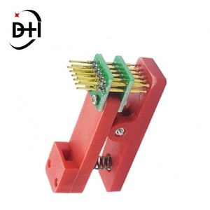 หัวเข็ม Pogo Pin คุณภาพสูง 6 พิน 2.54 มม. แบบสองแถว สำหรับยึดแผงวงจร PCB ใช้สำหรับดาวน์โหลดโปรแกรมและเขียนข้อมูล - Product Image 4