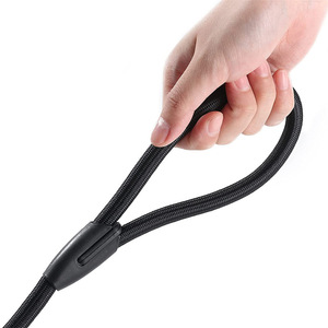 Correa de Nailon para Perro, Roja, Negra, Azul, No Retráctil, con Bozal, Cinturón de Tracción para Perros, Uso en la Playa - Product Image 4