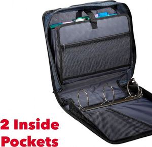 แฟ้มใส่เช็คธุรกิจแบบซิป 7 ห่วง สำหรับใส่เช็คขนาดธุรกิจ 3 ช่อง - Product Image 4