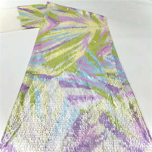 ผ้าลูกไม้เลื่อมพิมพ์ลายสไตล์โมเสกสำหรับชุดแต่งงานสิ่งทอและเสื้อผ้าสำหรับตกแต่งบ้านที่หรูหรา - Product Image 3