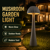 Lampe LED de jardin en forme de chapeau de paille, boîtier champignon, durée de vie prolongée 50 000 heures, idéale pour expositions et événements temporaires, directement de l'usine