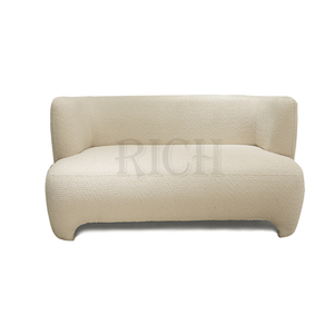 <strong>Divano</strong> Moderno Velvet Sofa Fabric Faux Shearling <strong>Couch</strong> Lamb Fabric Boucle Sofa European Sheepskin Shearling Fabric <strong>Couch</strong> - Product Image 5