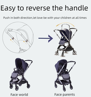 Best-seller, poussette pliable certifiée EN1888, 4 roues en PU, matériaux de qualité supérieure, poussette pour bébé de 0 à 3 ans, soucieuse de la santé